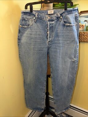 Citizens Of Humanity Dylan Light Blue Straight Leg Jeans 33